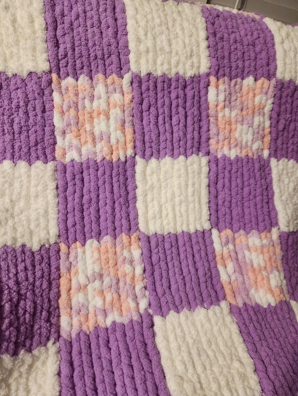 Handmade Chenille Throw Blanket (Child Size) - Picture 2 of 3